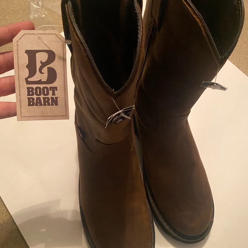 Justin Boots Men Brown Boots 9.5D